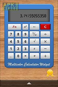 multicolor calculator widget