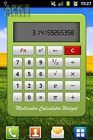multicolor calculator widget