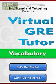 virtual gre tutor - vocabulary