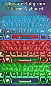 hologram glow keyboard