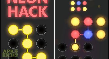 Neon hack: pattern lock game
