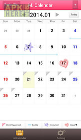 menstrual calendar(m.calendar)