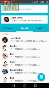 dialer - material styled