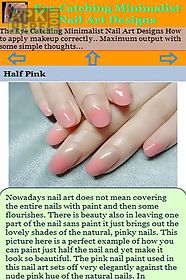 eye catching minimalist nail art designs