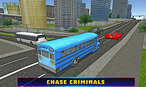 police bus chase adventure