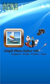 simple photo editor 360 for android