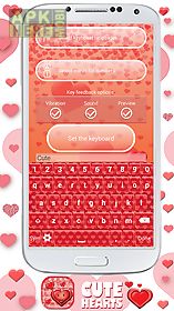 cute hearts keyboard designs