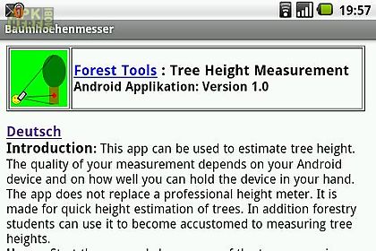 tree height measurement
