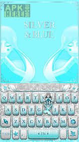 blue silver emoji kikakeyboard