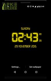 led digital clock livewp