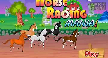 Horse racing mania - girl game