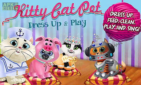 kitty cat pet dress up & care