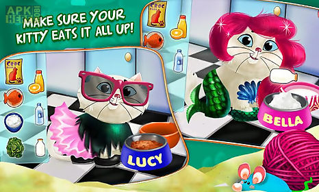 kitty cat pet dress up & care