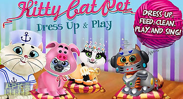 Kitty cat pet dress up & care