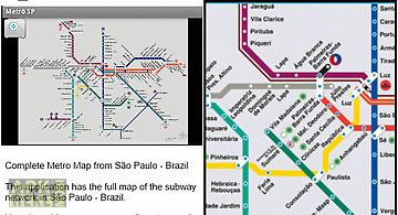 Metro map - sao paulo - brazil