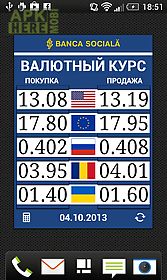moldova exchange rates widget