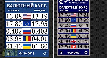 Moldova exchange rates widget
