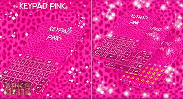 Keypad pink cheetah