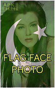 flag face photo - pakistan