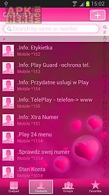 hearts theme for go contacts