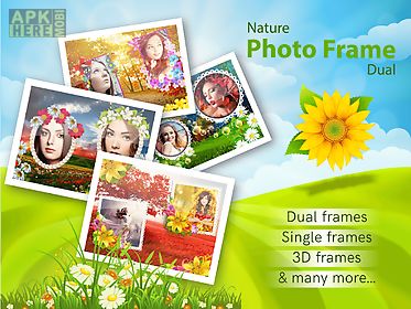 nature photo frames dual