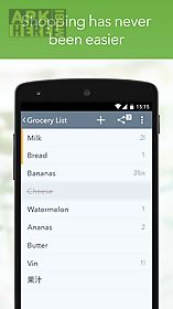 my grocery list - shop & todo