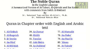 Quran with english translation
