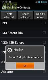 duplicate contacts