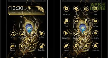 Gold feather theme