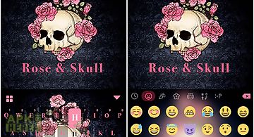 Rose n skull kika keyboard