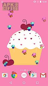 cute cupcakes live wallpaper