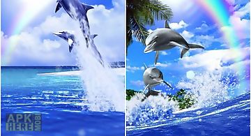 Dolphin blue Live Wallpaper