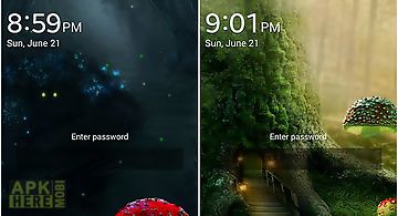 Fireflies: jungle Live Wallpaper