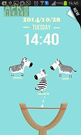 funny zebra live wallpaper