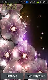 glowing flowers by creative factory wallpapers live wallpaper