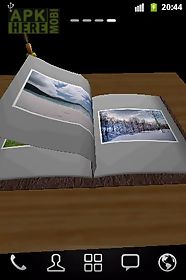 photo book 3d  live wallpaper