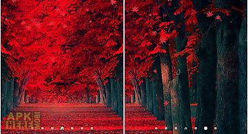 Red leaves Live Wallpaper