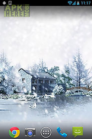 winter: snow by orchid live wallpaper