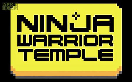 ninja warrior: temple