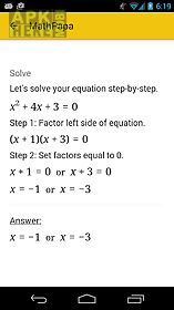 mathpapa - algebra calculator