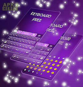 keyboard free purple