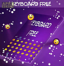 keyboard free purple