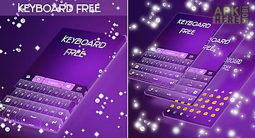 Keyboard free purple