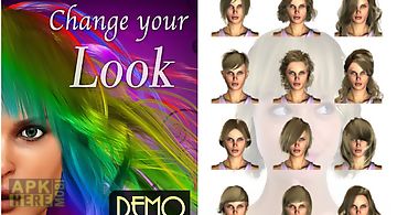 Magic mirror demo, hair styler