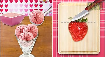 Strawberry ice cream maker