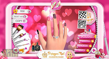Princess nail makeover salon