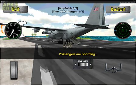 flight sim: transport plane 3d