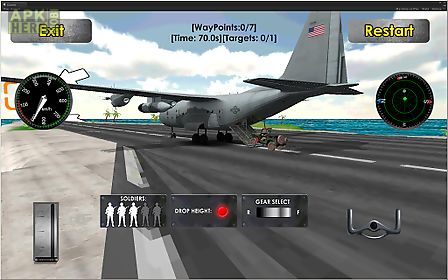 flight sim: transport plane 3d