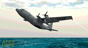 Flight sim: transport plane 3d