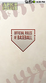 official rules of baseball